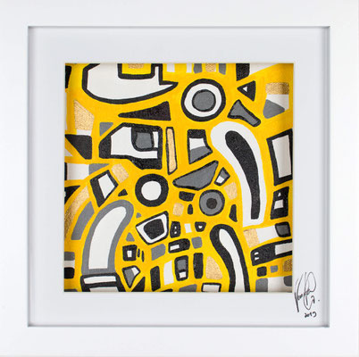 Veronika Spleiss "Im Findungsprozess" 2019 20x20 cm, Acryl auf Leinen
