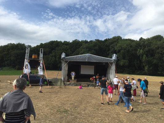 Openair Bühne Cevi Lager 