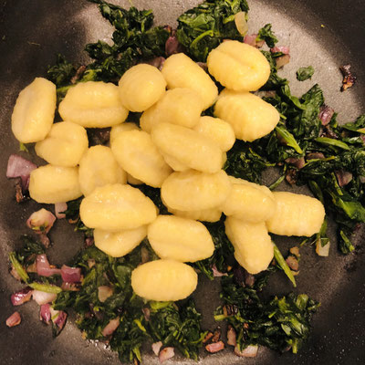Gnocchi spinat vegan