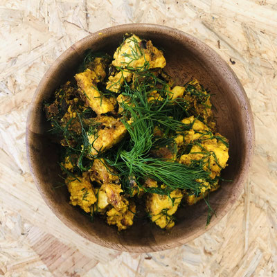 Rührtofu vegan. veganes Rührei