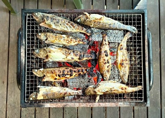 岩魚の塩焼き