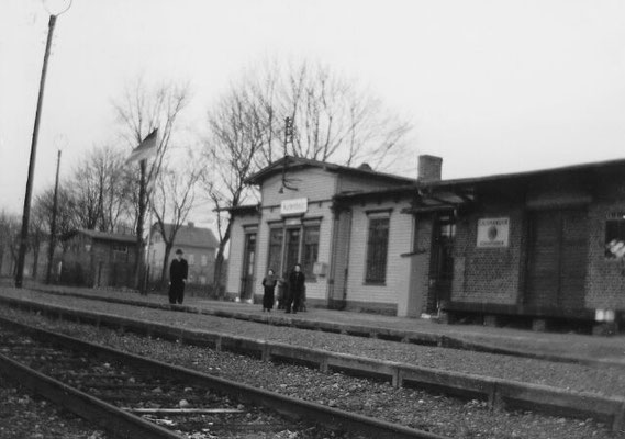 Bahnhof Kutenholz, neurenoviert am 1.Januar 1941