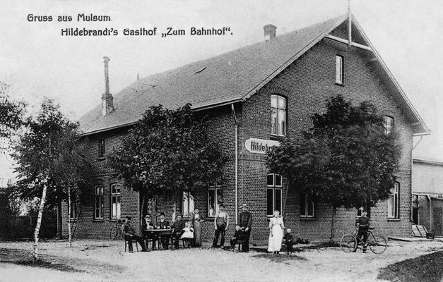 Ansichtskarte aus Mulsum um 1914/1917