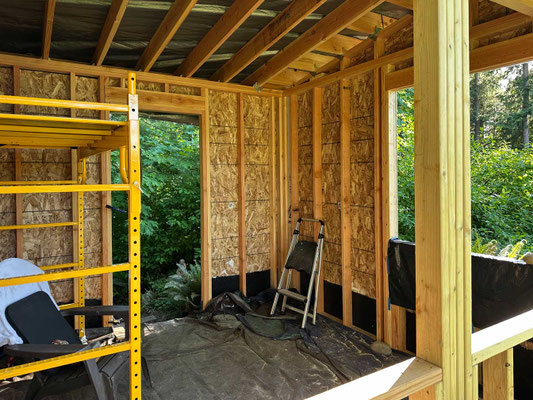 May 27, 2025. Interior view showing progress to date.