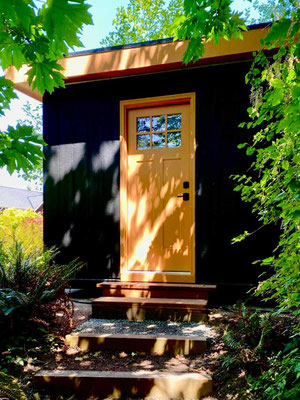 July 22, 2025. LP Smart Siding installation completed on back wall.