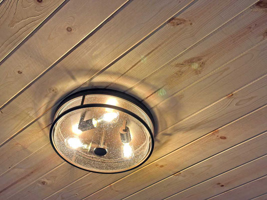 October 29, 2025. The ceiling light fixture is installed.