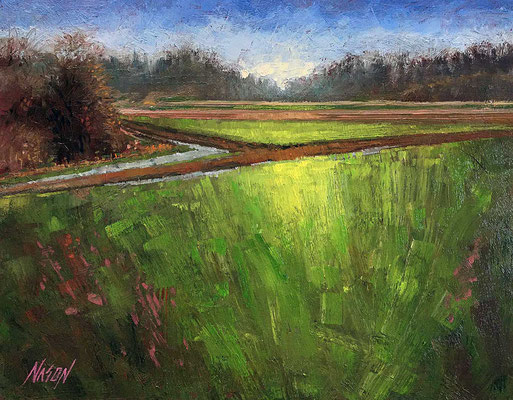 "Dodge Valley" • Oil on board • 11" x 14"