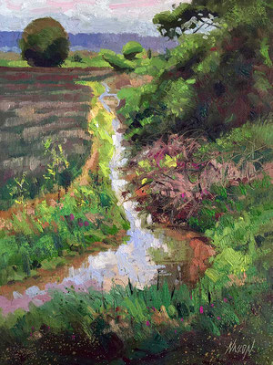 "Rusty Creek" • Oil on board • 16" x 12" • $375