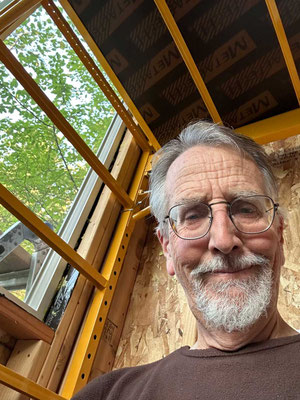 August 24, 2025. Me taking a break inside the studio.