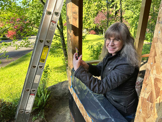 May 27, 2025. Lisa enjoying the view.