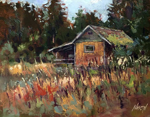 "Abandoned" • Oil on board • 11" x 14" • $300