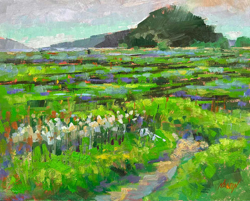 "The Path to Craft Island" • Oil on board • 11" x 14" • $300