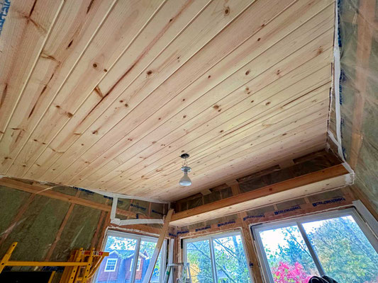 October 25, 2025. The ceiling is nearly finished!