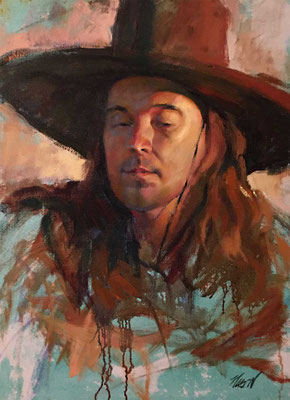 "Cowboy" • Oil on canvas • 18' x 24" • NFS