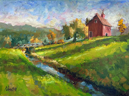 "Giving Thanks" • Oil on board • 12" x 16" $375