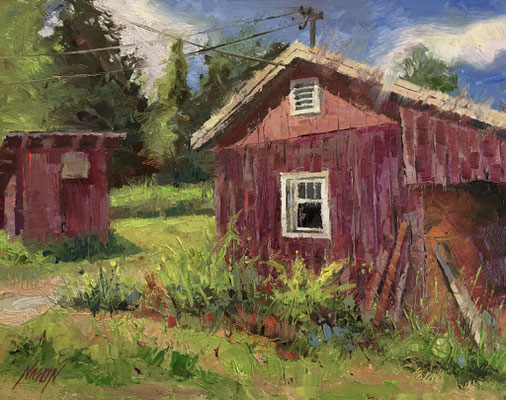 "The Open Window" • Oil on board • 11" x 14" • $300