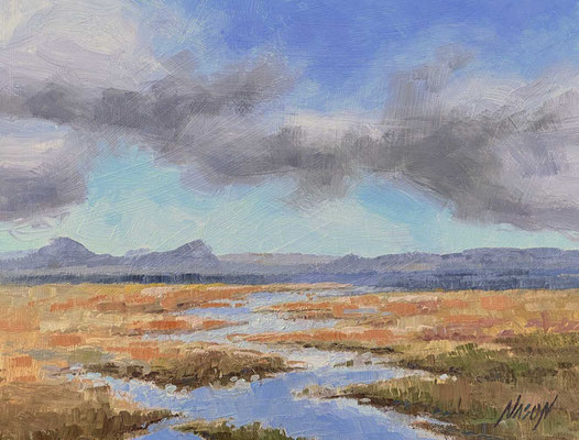 "High Tide" • Oil on board • 11" x 14" • $300