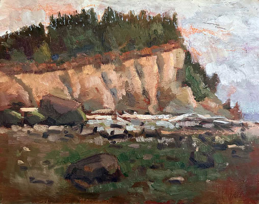 "Barnum Point" • Oil on board • 11" x 14" • $200