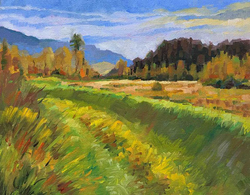 "On the Levee" • Oil on board • 11" x 14" • $200