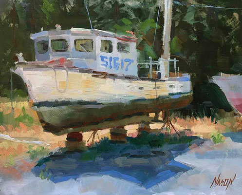 "Ready to Go" • Oil on board • 11" x 14" • $300