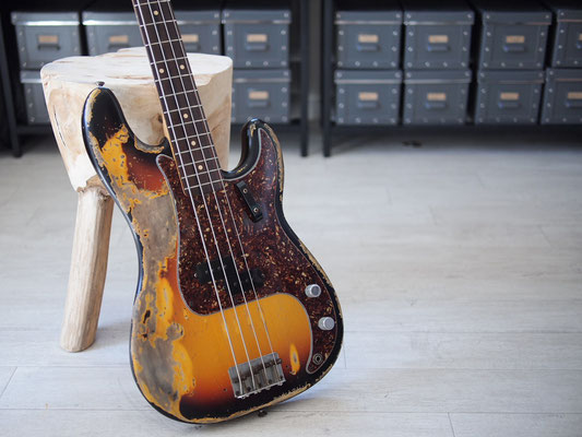Fender Custom Shop - 1963 Precision Bass - 3TS Relic - "Custom Heavy Relic"