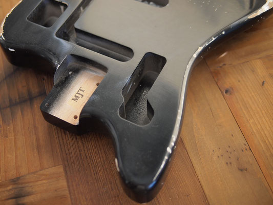 MJT - Jaguar Body - Black - Heavy Relic - SPOON - MJT MJT - Jaguar Body - Black - Heavy Relic - SPOON - MJT