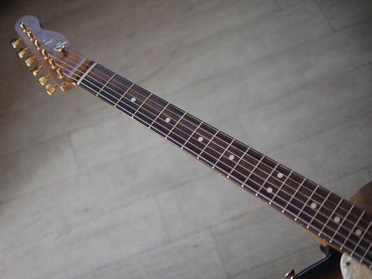Warmoth - Custom Flame Telecaster - Amber Dye - USED - SPOON Warmoth - Custom Flame Telecaster - Amber Dye - USED - SPOON