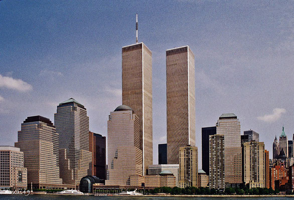 Worldtrade Center vor dem 11.September 2001 (Negativescan)