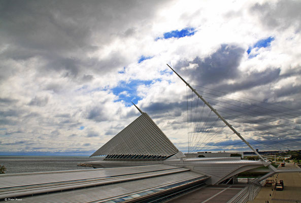 Milwaukee, Milwaukee Art Museum von Santiago Calatrava, September 2010