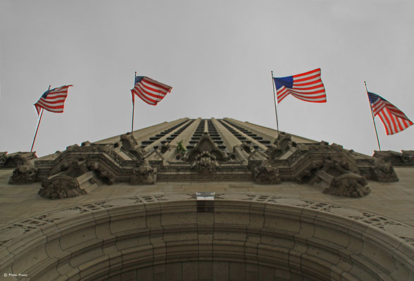 Gebäude der Chicago Tribune, September 2010