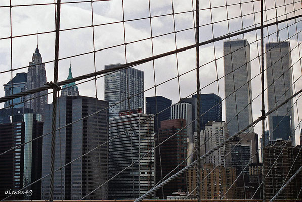 Mit Worldtrade Center vor dem 11.September 2001 (Negativescan)