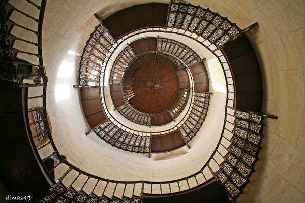 Treppe im Jagdschloss Granitz auf Rügen