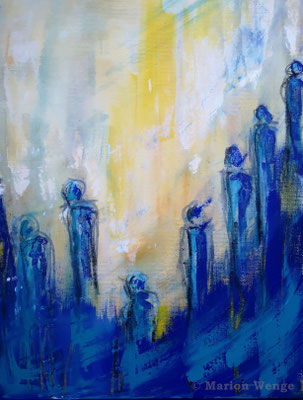 4 - Mischtechnik auf Leinwand - 50x70 cm - 2022