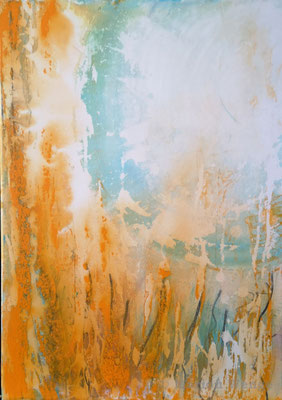 3 - Mischtechnik auf Leinwand - 50x70 cm - 2022 (in Privatbesitz)