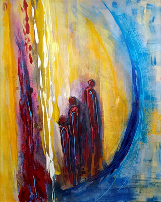 9. Acryl auf Leinwand - 40x50 cm - 2023 (in Privatbesitz)