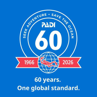 Rainbow Diver PADI Dive Center - PADI 60 years Logo