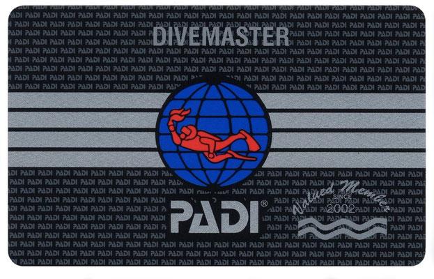 Rainbow Divers Vietnam | PADI Divemaster Certification Card Image