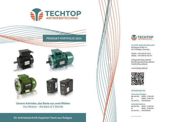 Produkt Portfolio 2025 (Außenseiten) - Techtop Adda Motor GmbH