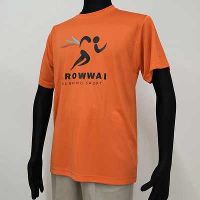 4.1オンス ドライシルキータッチ Tシャツ（オレンジ：Ｌ：男性人マネキン着用）