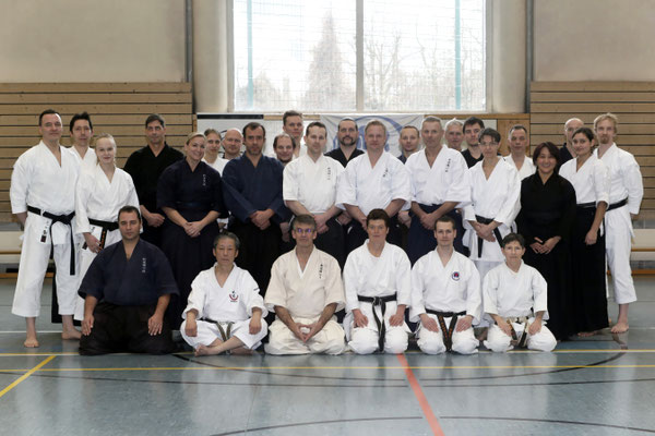 Wado and TSYR seminar with Toby Threadgill (USA) and Koichi Shimura (Japan)  on 17th and  18th  February, 2018 in Berlin. TSYR participants