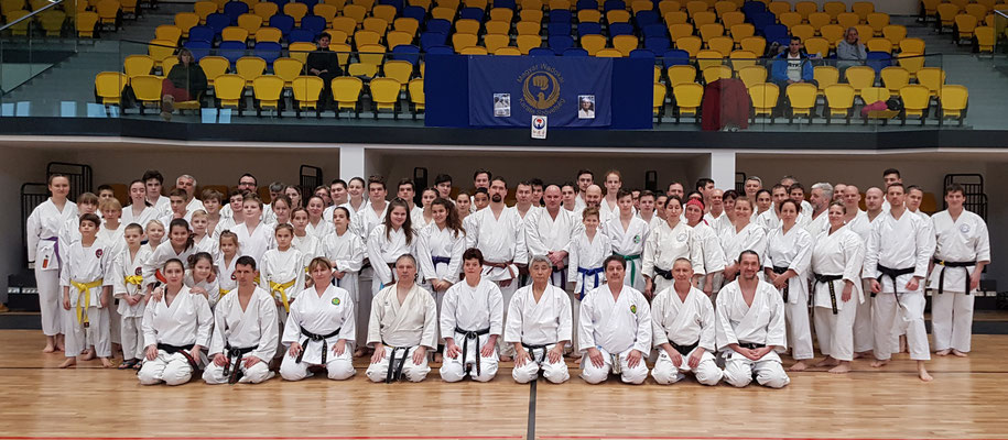 JKF Wado-Kai Seminar leaded by Shuzo Imai (9. Dan) and Christina Gutz (7. Dan) in Budapest, 24 - 26 January 2020