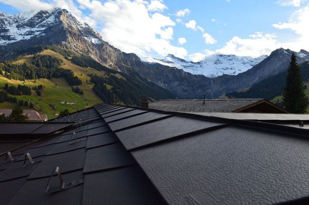 Chalet, Dachschindel, Nussbraun