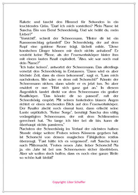 Der Schneekönig, Eine Silvestergeschichte für Kinder mit einem Schneemann, Seite 2