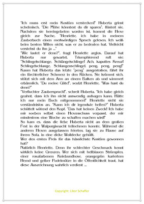 Hubertas Schuss geht nach hinten los, Eine Kindergeschichte zur Walpurgisnacht, Seite 2