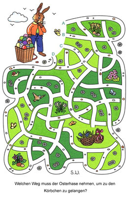 Osterrätsel - Bilderrätsel für Kinder