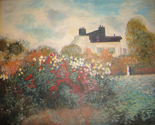 COPIA DE - EL JARDÍN DE CLAUDE MONET (1873) - AUTOR RAQUEL CORDERO CUEVAS