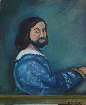 COPIA DE - EL HOMBRE DE LA MANGA AZUL DE TIZIANO (1510) - AUTOR RAQUEL CORDERO CUEVAS