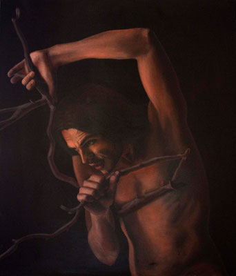 "Inquisitio" - 2009 - oil on canvas - 70x60 cm. - private collection