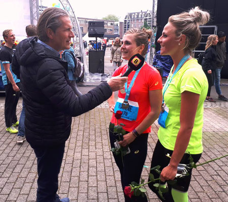 TV-interviews voor Omroep Brabant - Marathon Tilburg