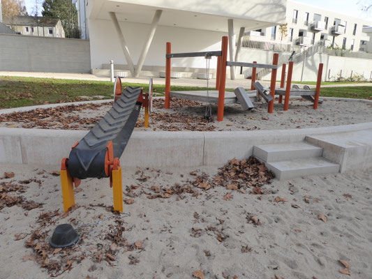 Förderband mit Sandbaustelle